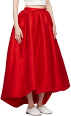 Kika Vargas SSENSE Exclusive Red Nina Midi Skirt