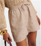 Loro Piana Perth linen shorts