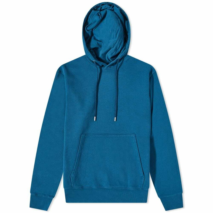 Photo: Folk Men's Boxy Popover Vintage Hoody in Dark Cyan