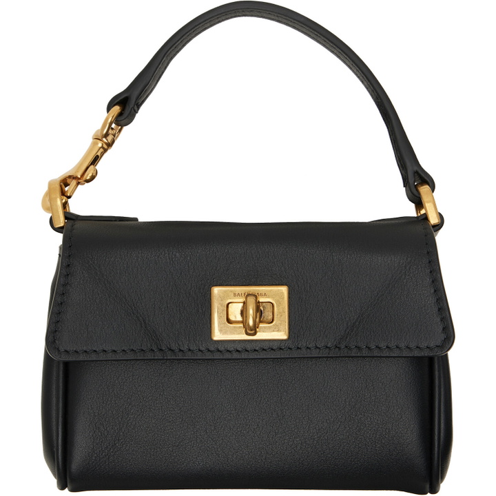 Photo: Balenciaga Black Rodeo Micro Bag Charm