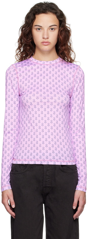 Photo: Stine Goya Pink Juno Long Sleeve T-Shirt