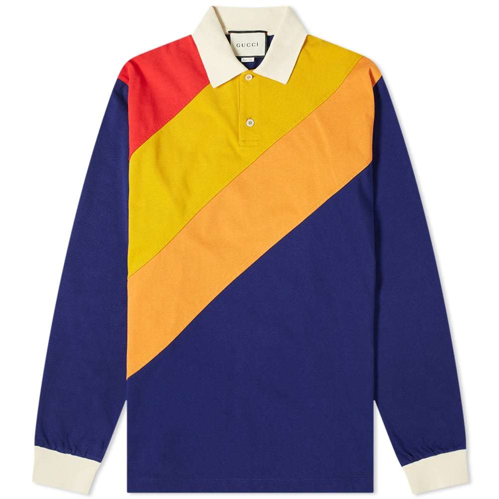 Gucci Long Sleeve Rugby Polo Gucci