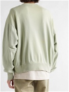 Acne Studios - Fiah Logo-Appliquéd Cotton-Jersey Sweatshirt - Green