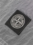 Stone Island - Straight-Leg Mid-Length Logo-Appliquéd Nylon Metal Swim Shorts - Gray