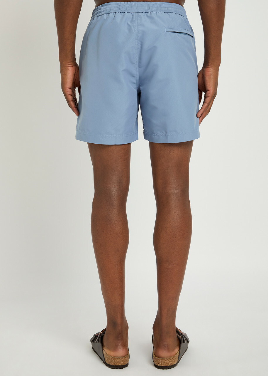 Sunspel Drawstring Swim Shorts Blue