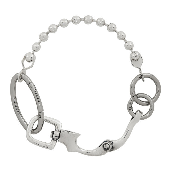 Photo: Martine Ali Silver Hardware Ball Choker