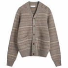 Adsum Men's Nordic Cardigan in Brown