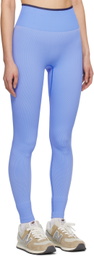 Outdoor Voices Blue Seamless 7/8 Leggings