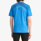 SOAR Men's Printed Tech T-Shirt in Blue/Navy Stripe