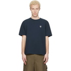 Maison Kitsuné Navy Fox Head Comfort T-shirt