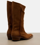 Khaite Clive suede knee-high boots