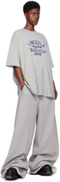 VETEMENTS Gray Rolled Cuff Lounge Pants