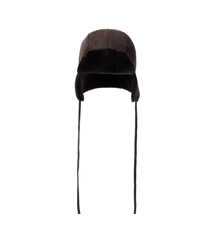 Photo: Auralee Shearling hat