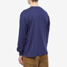 PACCBET Men's Long Sleeve Logo T-Shirt in Navy