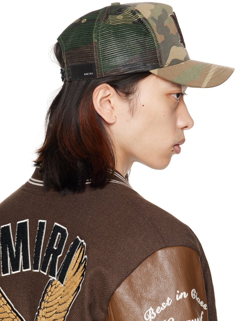 AMIRI Khaki MA Trucker Cap Amiri