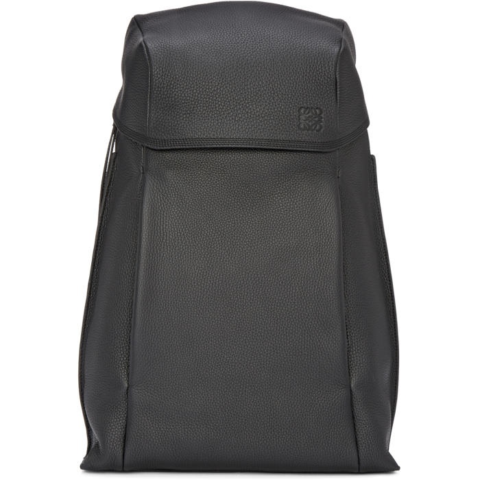 Photo: Loewe Black Leather T Backpack