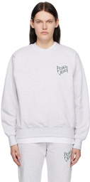 Museum of Peace & Quiet Gray Warped Sweatshirt