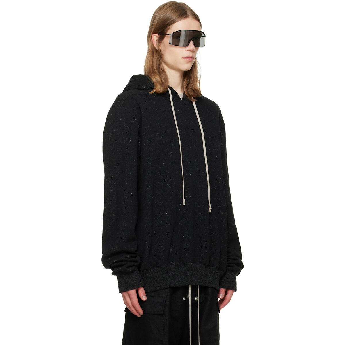 Rick Owens Black Tower Hoodie