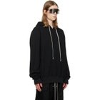 Rick Owens Black Tower Hoodie