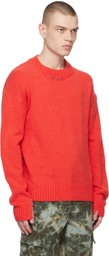 ALTU Red Pierced Sweater
