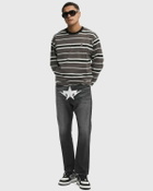 A Bathing Ape TWIN STA RELAXED FIT 13 OZ DENIM PANTS Black Mens Jeans