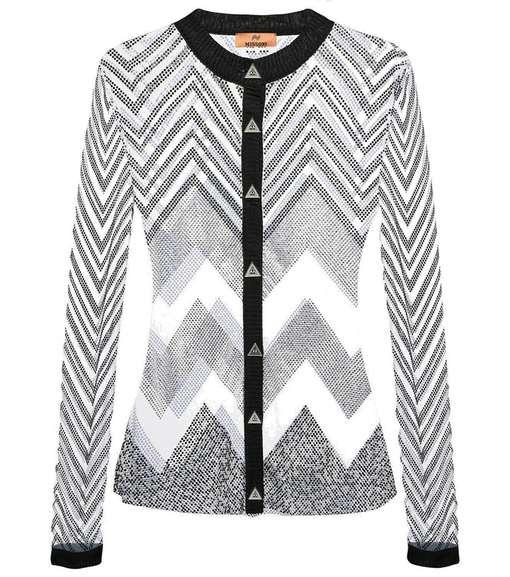 Photo: Missoni Zig-zag crystal-embellished cardigan