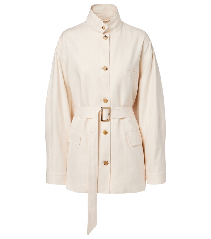 Photo: Loro Piana Belted linen and wool jacket