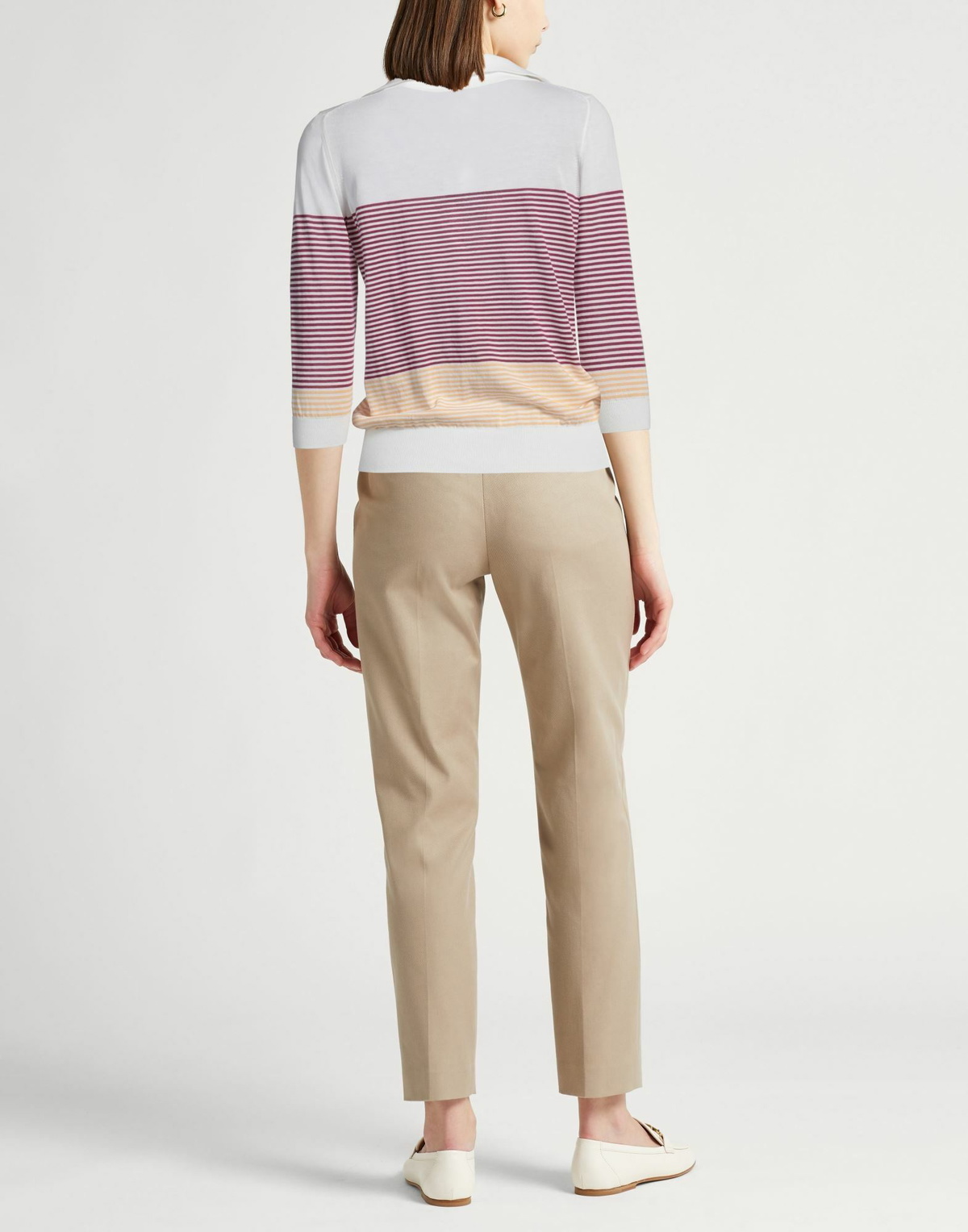 Malo Womens Sweater in Magenta