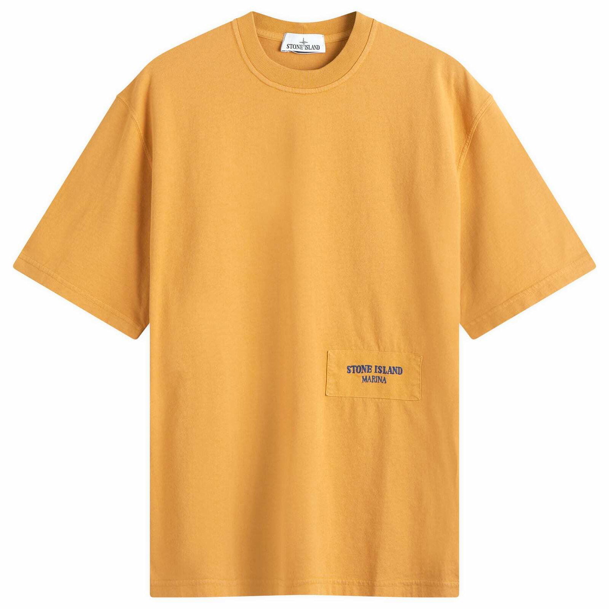 【STONE 】 Marina cotton T-shirt Marina cotton T-shirt in white - Stone Island | Mytheresa