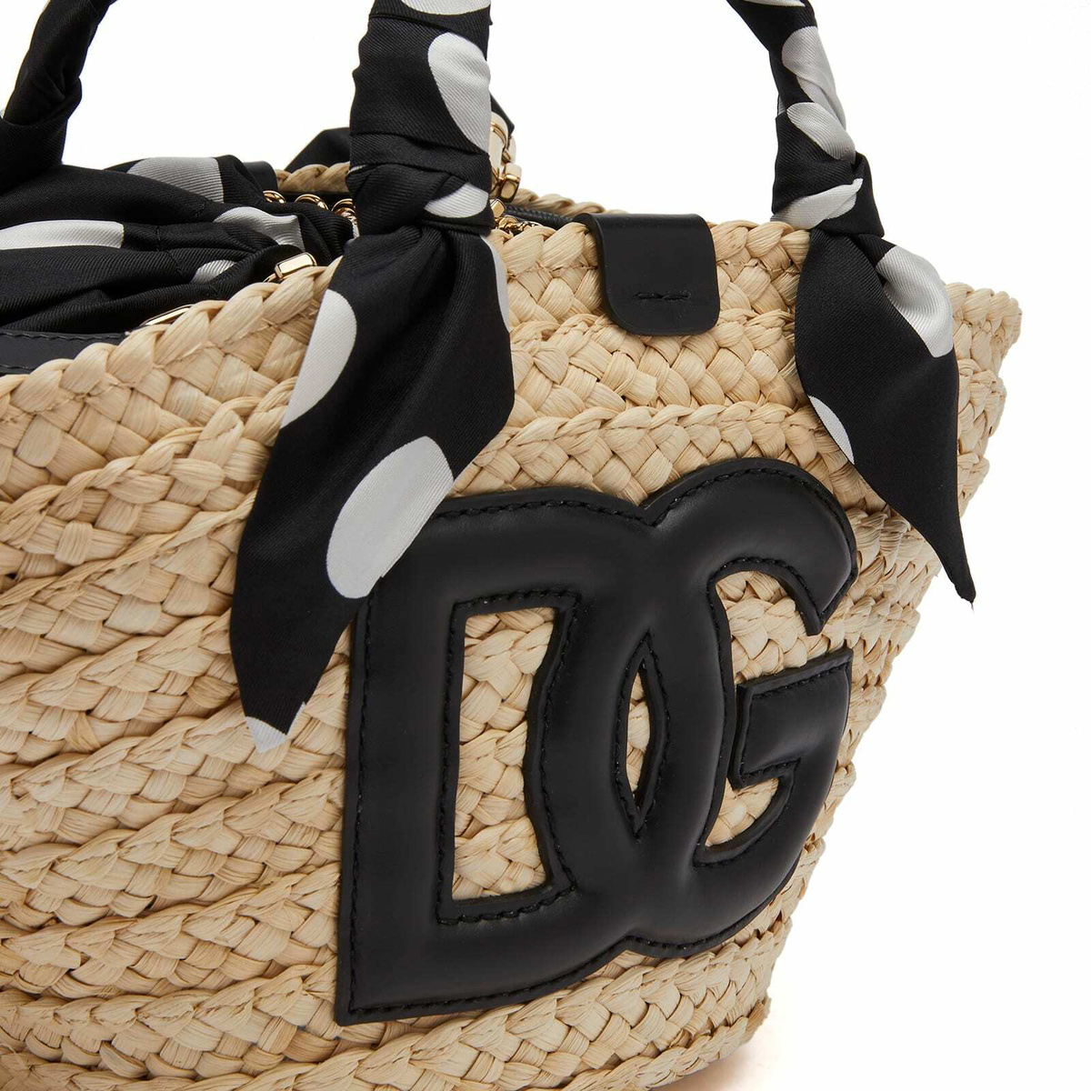 Dolce & Gabbana Women's Large Raffia Bag in Cross Body 
