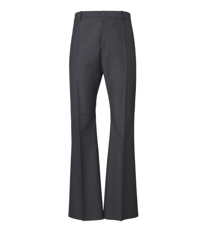 Photo: Jil Sander Wool and mohair bootcut pants