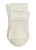 Falke Bedsock Rib Wool-blend Socks Off White