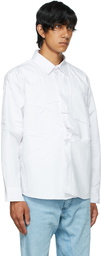 Bianca Saunders White Poplin Misfit Shirt