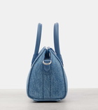 Givenchy Antigona Toy leather-trimmed denim tote bag