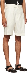 3.1 Phillip Lim Off-White Pleated Shorts