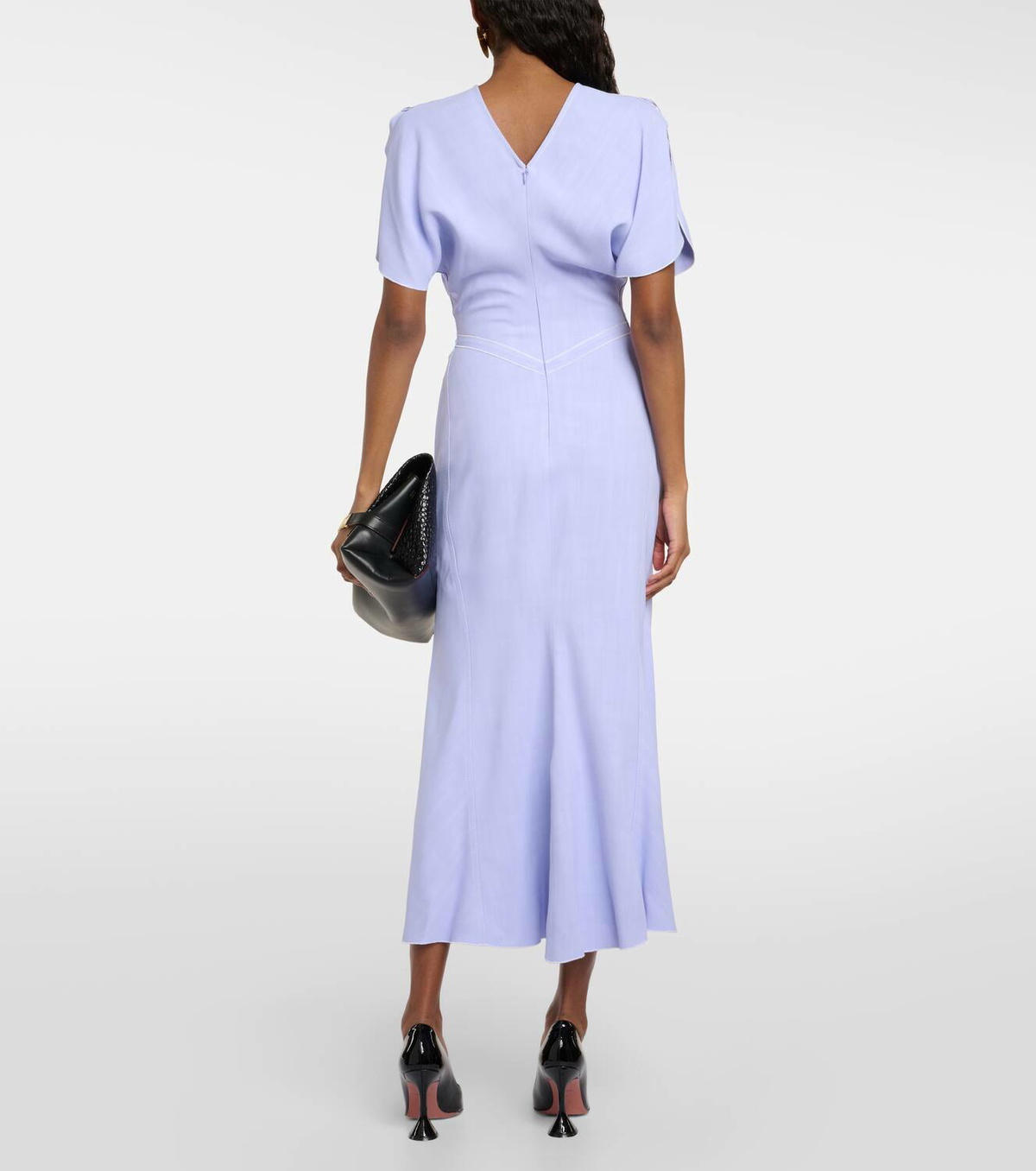 Victoria Beckham Gathered midi dress Victoria Beckham