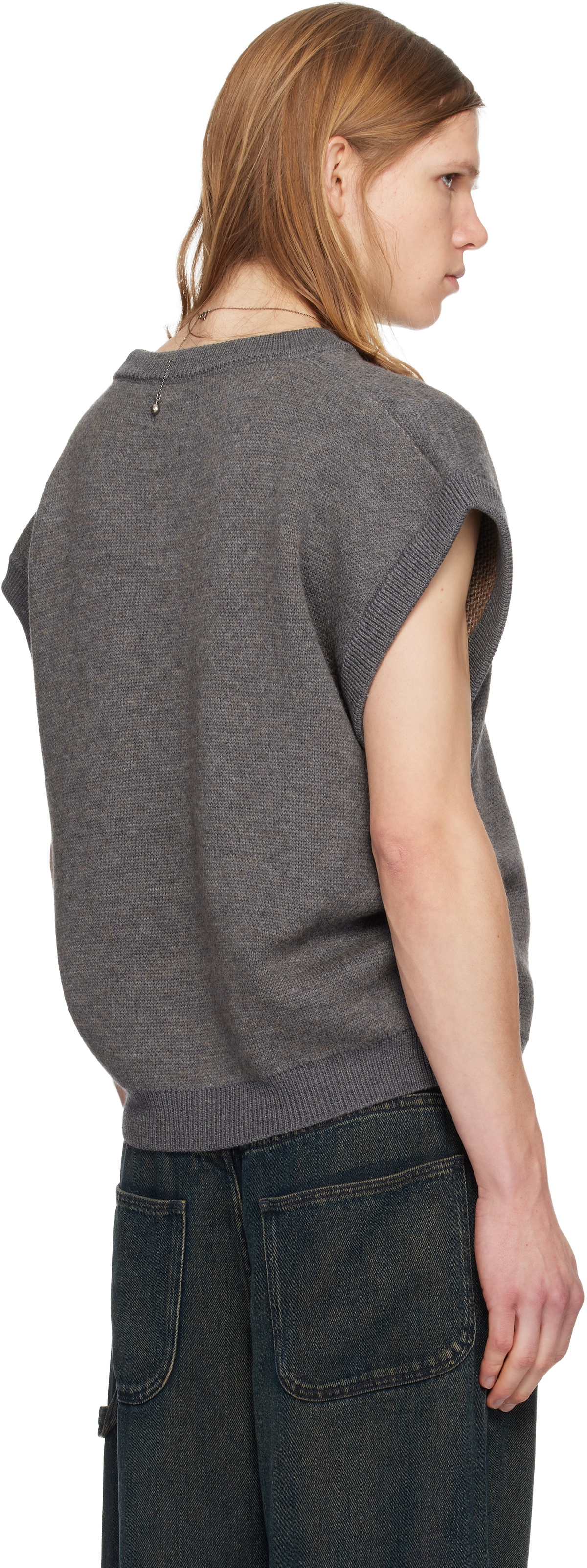 Magliano Gray Teddy Bear Vest