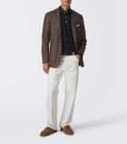 Tod's Suede penny loafers