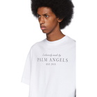 Palm Angels White Vintage Logo T-Shirt