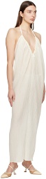 BITE Off-White Parchment Maxi Dress