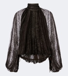 De La Vali Elunara lace blouse
