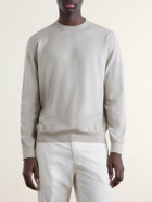 Boglioli - Cotton-Jersey Sweater - Gray