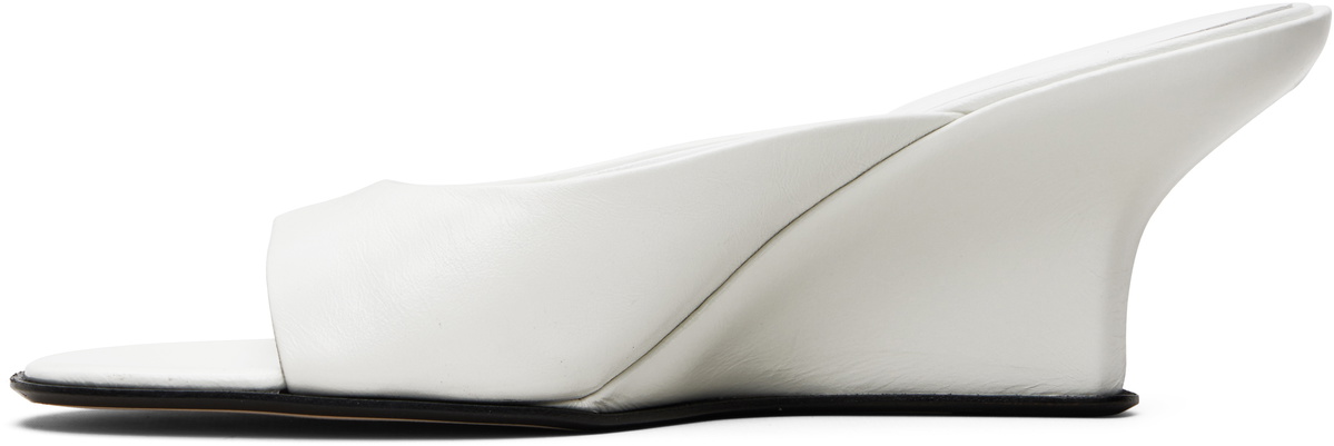 BY FAR White Caroo Heeled Sandals