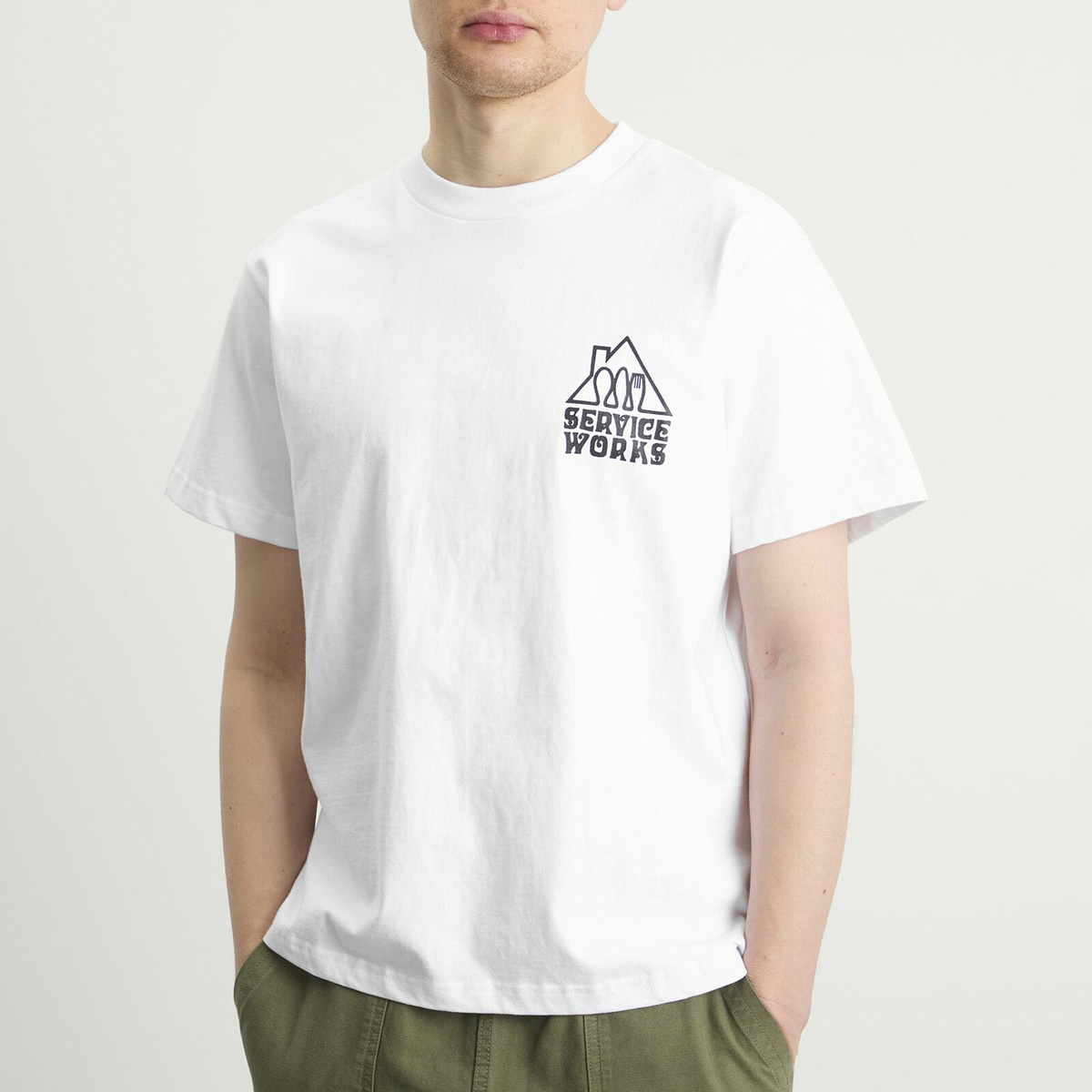 Service Works Men's Home Comforts T-Shirt in White