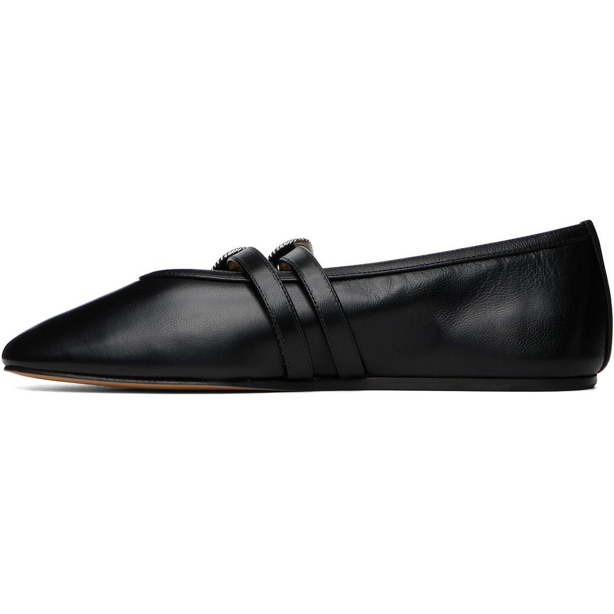 Le Monde Beryl Black Ballet Claudia Slipper Flats