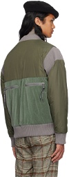 Vivienne Westwood Khaki Zip Bomber Jacket