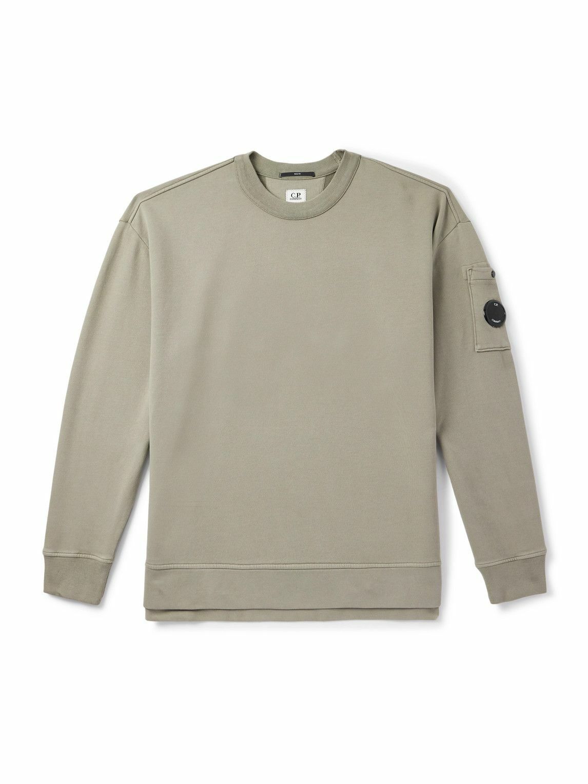 スウェット・トレーナー C.P. Company Cotton sweatshirt with lens C.P. Company lens Light Blue Cotton Sweatshirt C.P. Company