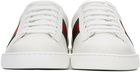 Gucci White & Green Ace Sneakers