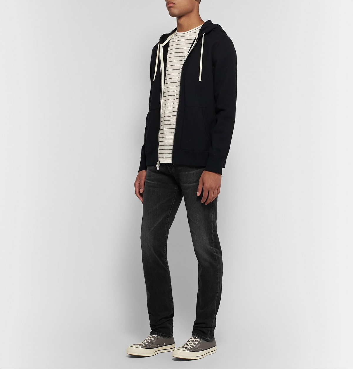 AG Jeans - Tellis Slim-Fit Stretch-Denim Jeans - Black