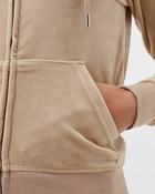 Juicy Couture Classic Velour Robertson Zip Hoodie Brown Track Jackets/Zippers